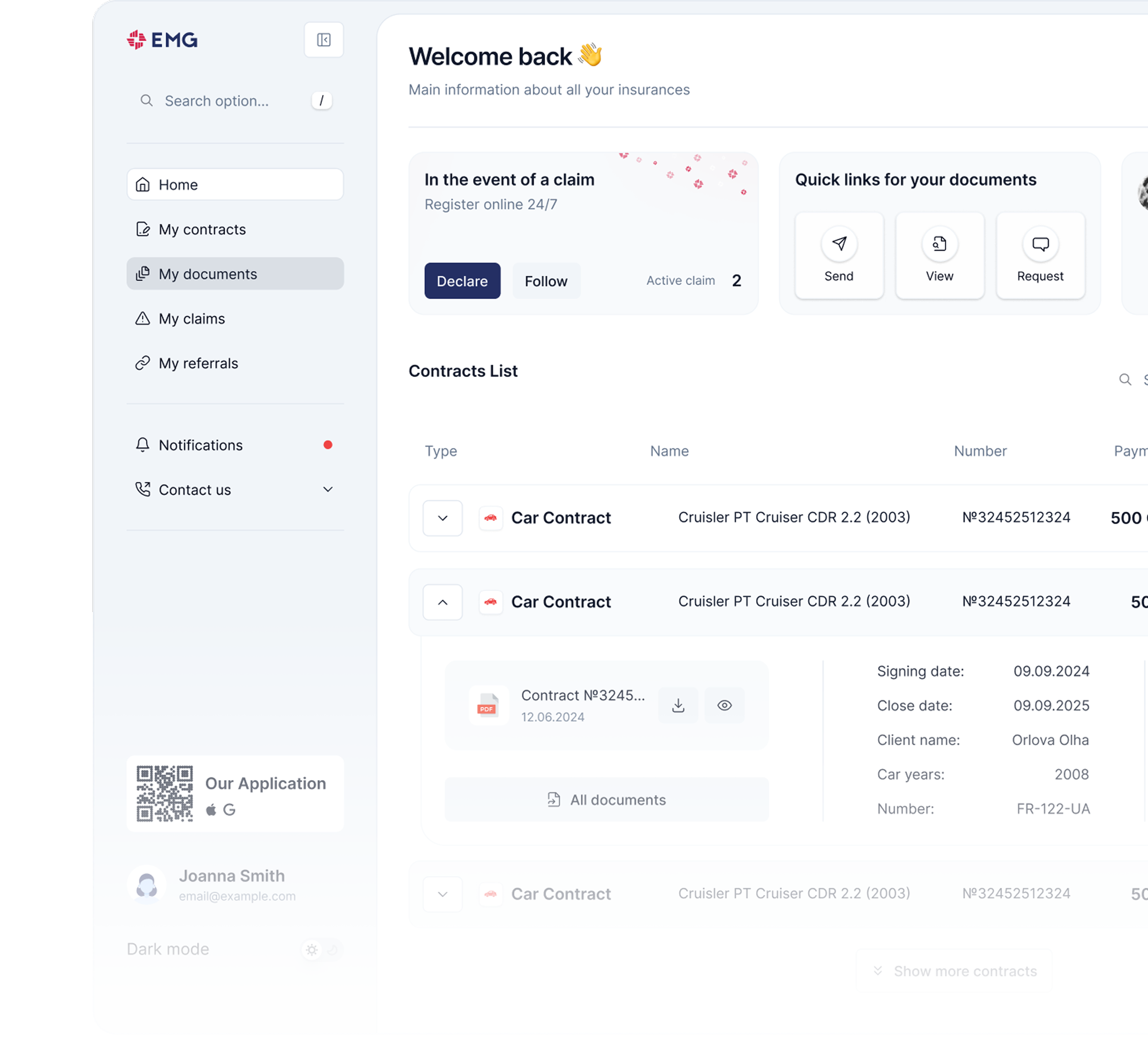 App once you are connected